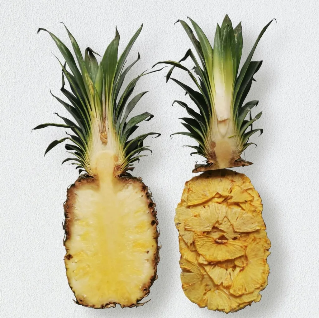 half-pineapple