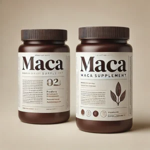 envases de extracto de maca